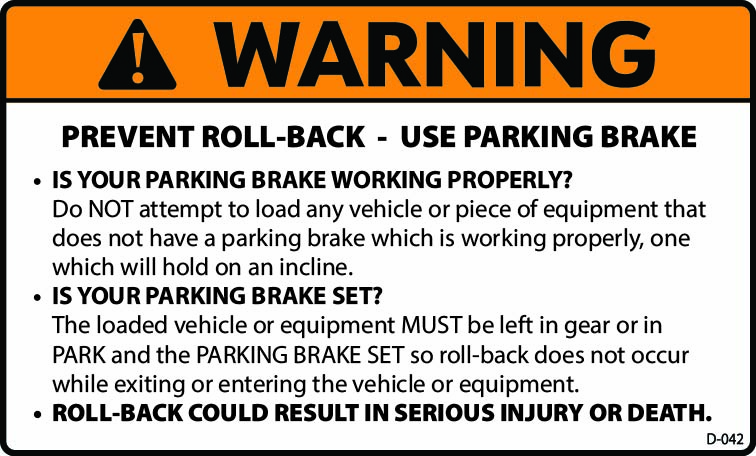 D-042 Warning: Rollback