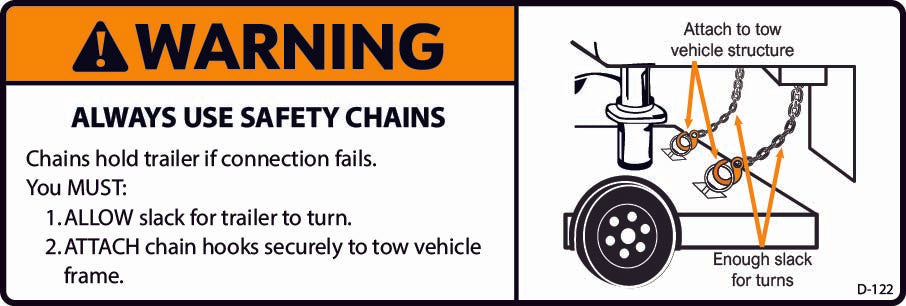 D-122 Warning: Gross Trailer Weight