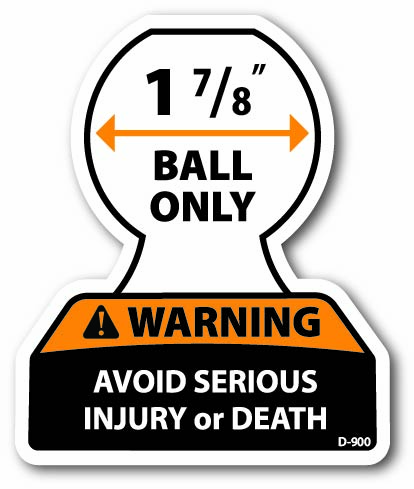 D-900 1 7/8 inch Ball Required