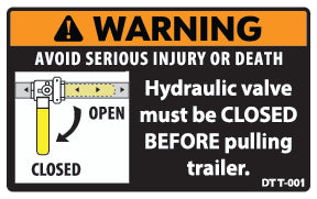 DTT-001 Tilt Trailer Hydraulic Valve CLOSED