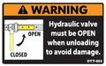 DTT-002 Tilt Trailer Hydraulic Valve OPEN