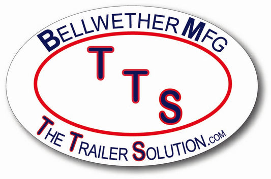 BWM-009 Bellwether TTS oval logo ( 9 x 14 inch ) decal