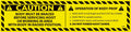 D-003 CAUTION Body Must Be Braced