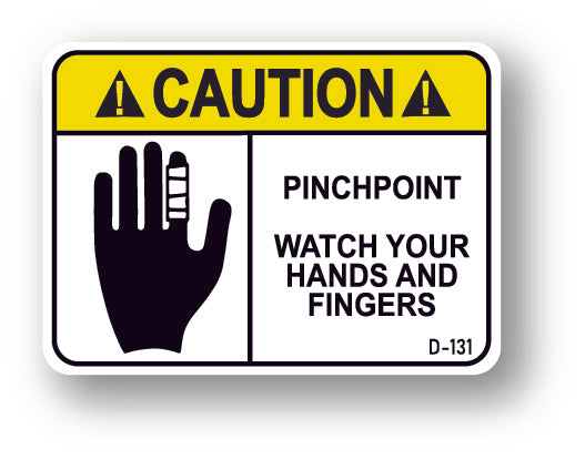 D-131 Caution: Pinchpoint