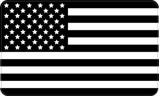 D-249 Black and White Tactical Flag