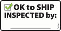 D-016 Ok to Ship/ Inspected by