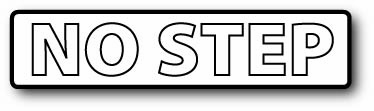 D-017 NO STEP (black & white)