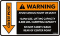 D-026-D WARNING Center Point DOWN