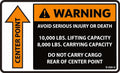 D-026-U WARNING Center Point UP