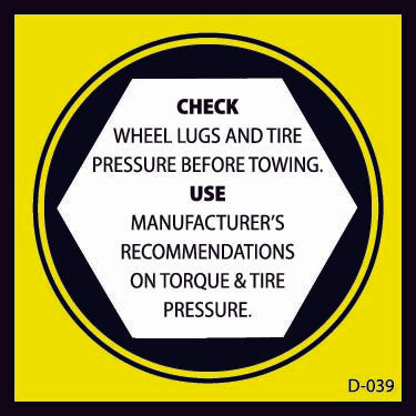 D-039 Wheel Lug Check