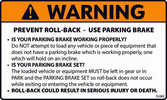 D-042 Warning: Rollback