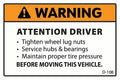 D-108 Warning: Operators Responsibility