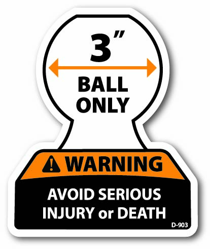 D-903 3 inch Ball Required