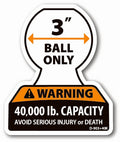 D-903+40K 3 inch Ball Required 40,000 lb Capacity