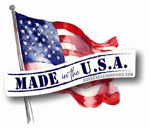 GG-004 Made in the USA watercolor flag + GG website contour-cut